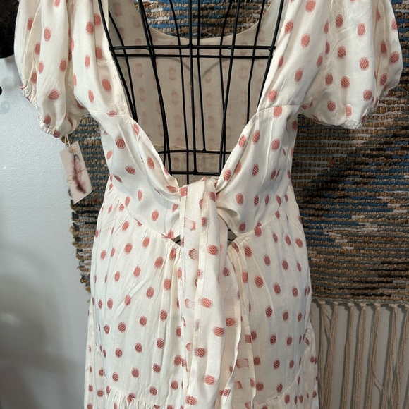 Jessica Simpson Polka Dot Dress with Tie Back - Picture 10 of 11